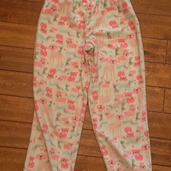 simple joys by carters Size 8 Girls Warm Cozy Puppy Pajama Pants. - Picture 1 of 4